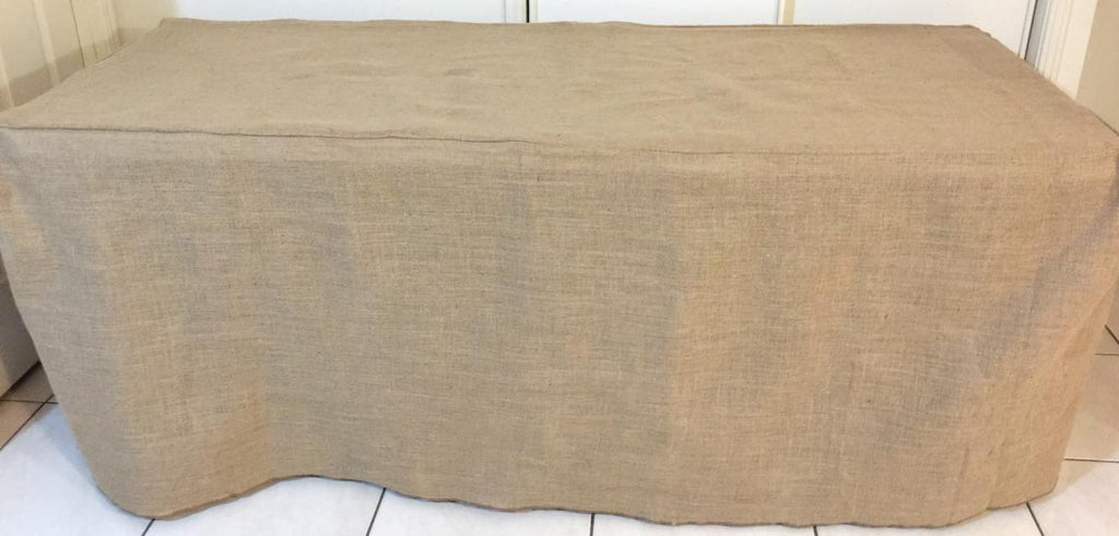 6ft Hessian Table Cover