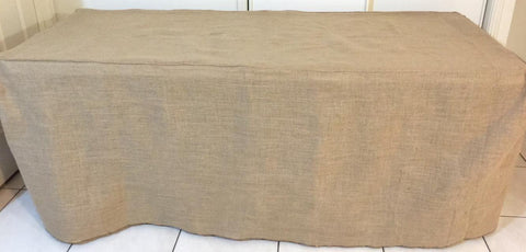 4ft Hessian Table Cover