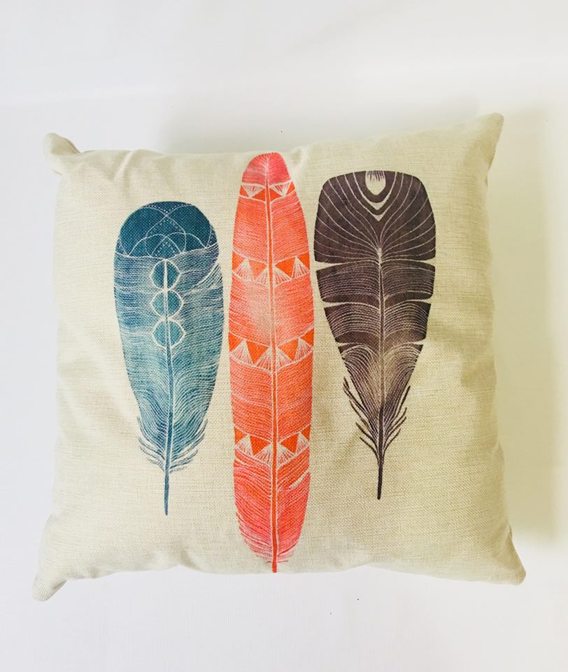 Feather Design Cushion