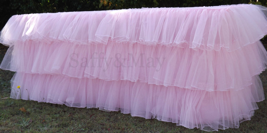 Tulle Ruffled Tablecloth